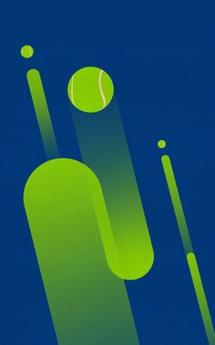 a tennis ball and racket are in the air with green liquid coming out of it