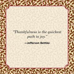 a quote from jefferson bethke that says,'thankness is the quickest path to joy '