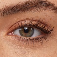 for soft and naturally defined lashes, this is your go-to black mascara Natural Lashes Mascara, Soft Brown Eyeliner, Dramatic Lashes, Natural Mascara, Brown Mascara, Lashes Mascara, Brown Eyeliner, Lengthening Mascara, Natural Eyelashes