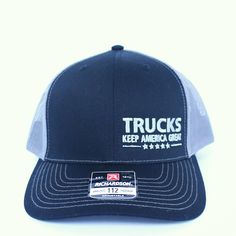 Trucks Keep America Great Hats Richardson Snapback Trucker Hats in Pink, Black, Gray: 'Trucks Keep America Great' for true truck lovers. Richardson 112 Snapback trucker hat Mesh backing high quality embroidered Size- Snapback adjustable size Colors- Pink, Gray, and Black Gray Trucker Cap, Gray Trucker Hat One Size, Adjustable Trucker Baseball Cap, Adjustable Trucker Hat, Trucker Snapback Hat With Curved Bill, Trucker Snapback Hat With Flat Bill, Trucker Style Snapback Baseball Cap, Gray Trucker Baseball Cap With Curved Bill, Trucker Snapback Hat With Letter Print