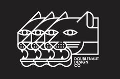 the logo for dublemau design co