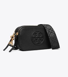 Mini Miller Crossbody Bag: Women's Designer Crossbody Bags | Tory Burch Kira Chevron, Tory Burch Purse, Tory Burch Crossbody, Leather Camera Bag, Womens Designer Handbags, Tory Burch Miller, Designer Crossbody Bags, Across Body Bag, Tory Burch Bag