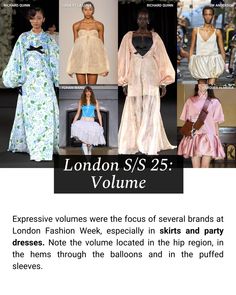 🌟 Weekly Highlights: London S/S 25 runways embrace bold volumes, while navy blue takes center stage in beachwear for a refined summer vibe. In New York, womenswear collections are making waves, and olive green stands out as the key color for workwear this season. Stay ahead of the trends and get inspired! #FashionTrends #LondonFashionWeek #NYFW #SS25 #Beachwear #Womenswear #Workwear #OliveGreen Nyfw Ss25, Richard Quinn, Jw Anderson, Making Waves, Center Stage, London Fashion Week, Olive Green, Puff Sleeve, Work Wear