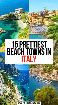 15 Prettiest Beach Towns In Italy Where To Go In Italy, Towns In Italy, Prettiest Beach, Italian Beach, Italy Beach, Rimini Italy, Italian Beaches, Italy Beaches