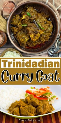 Curry Goat Recipe, Curried Goat Recipe, Green Seasoning, Trinidad Recipes, Trini Food, Jamaican Dishes, Curry Recipes Indian