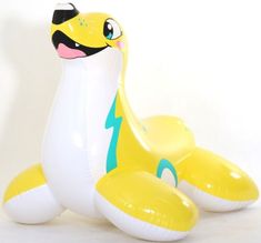 an inflatable toy sitting on the ground