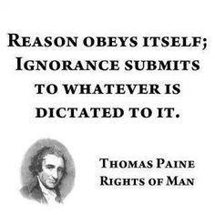 thomas paine quote about reason