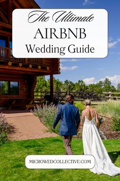 Vrbo Wedding Ideas, Air B And B Wedding, Micro Wedding Venue Ideas, Microwedding Venue Ideas, Airbnb Wedding Decor, Airbnb Wedding Ideas, Air Bnb Wedding Venues, Small Wedding Planning, Vrbo Wedding