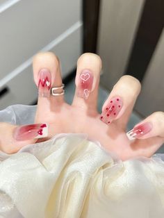 Kpop Nails, Elegant Nail Designs, Really Cute Nails, Glam Nails