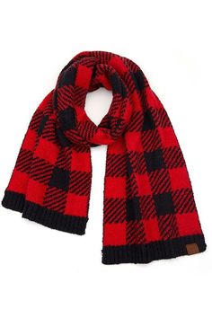 CC buffalo check jacquard kit scarf Buffalo Plaid Scarf, Best Flip Flops, Buffalo Print, Soft Scarf, Leopard Print Scarf, Cozy Scarf, Cold Weather Fashion, Jacquard Knit, Buffalo Check