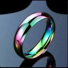 a ring that has been made to look like it is glowing