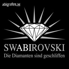 the logo for swabbrovski diamond and geschiffen, which has been