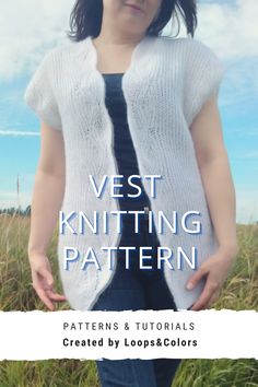 Vest knitting pattern, knitting inspiration awesome ideas, waistcoat knitting pattern for women, sleeveless knitted waistcoat, knitting fashion design, knit waistcoat pattern, knitting inspiration ideas projects. Knitting Vests, Pregnancy Outfits Casual, Vest Top Pattern, Knitting Fashion Design