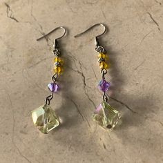 2for $25beautiful One Of Kind Hand Crafted Austrian Crystal Earrings New All Jewelry Comes In Gift Boxes Ready For The Holidays Unique Dangle Earrings, Earrings Crystal, Austrian Crystal, Diy Earrings, Gift Boxes, Crystal Earrings, Crystal Beads, Hand Crafted, Dangle Earrings