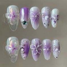 Purple Chrome Nails, Hello Nails, Punk Nails, Cute Simple Nails, Purple Nail Designs, Cute Nail Art Designs, Vibrant Nails, Pretty Gel Nails, Unique Acrylic Nails