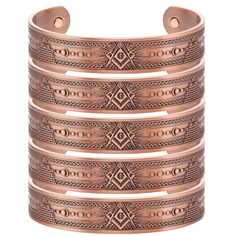 PRICES MAY VARY. Title: MasonicMan Masonic Men's Pure Copper Adjustable Bracelet Bangle (Copper). Product Type: Departments > Men > Jewelry > Bracelets > Cuff Mens Copper Bracelet, Men Jewelry, Copper Bracelet, Bracelet Bangle, Mens Jewelry Bracelet, Pure Copper, Adjustable Bracelet, Cuff Bracelets, Bangle Bracelets