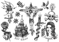 some tattoos that have been drawn on the back of their arms and legs, with different symbols