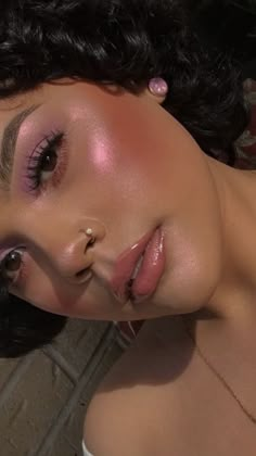 Valentines Makeup Aesthetic, Enchanted Makeup Looks, Simple Valentines Makeup, Enchanted Forest Makeup, Cute Pink Makeup, Eye Makeup Videos, Pink Makeup Look, Spring Makeup Looks, Make Up Diy