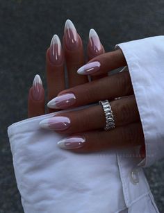 Are you in search of some attractive white nail designs to experiment with during this season? If yes, then you have landed on the right article! As summer is approaching, I have curated a list of my preferred styles to offer you some ideas. I have included various designs ranging from abstract to indie to cater to different preferences.Many of these styles can be easily replicated in the comfort of your own home! If you’re interested in trying a matte style, Almond Nails For Work, French Nail Designs Almond Shape, Oval Medium Nails, Almond Shape French Tip Nails, Baby Shower Nails Girl, Proposal Nails Ideas, Summer Nails Almond Shape, Baby Shower Nails