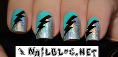 lightning Nails With Lightning, Thunder Nails, Bolt Nails, Lightning Bolt Nails, Lightning Nails, Lightning Images, Bend And Snap, Polish Manicure, Gel Polish Manicure