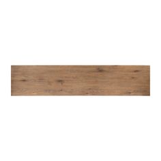 a wooden plank is shown against a white background, with the wood grains visible