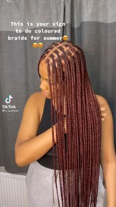 Single Braids Hairstyles, Hair Videos Tutorials Easy, Colored Braids, Single Braids