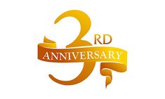 the 3rd anniversary logo is shown