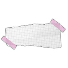 torn piece of paper with pink adhesive tape on white background stock photo - 1307982