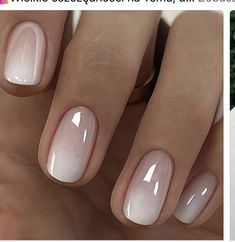 Unghie Sfumate, Press Nails, Milky Nails, French Nail Art, Short Nails Art, French Acrylic Nails, Nails Set, Cream Aesthetic, Fake Nails With Glue