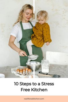 mom and child cooking together Planning Routine, Organized Lifestyle