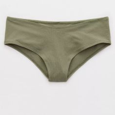 Aerie Superchill Cotton Ruched Cheeky Underwear In Olive Size M Brand: Aerie Size: M Color: Olive There's No Chill Like Superchill! Our Comfiest Undies. Made To Lounge! Lightweight, Soft & Stretchy Breathable Cotton Your Everyday Essential! Made With Stretchy Lightweight Cotton Back Ruching Deets Wear With Anything! Cotton Is Your Everyday, All Day Undie Best When Paired With The Matching Cotton Ruched Bralette! Accessibility Deets: Elastic Waistband For Easier On/Off And Lightweight Material Fo On Off, Women's Intimates, Everyday Essentials Products, Bralette, Lounge, Elastic, Green, Women Shopping, How To Wear