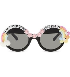 RAD AND REFINED Unicorn Queen round-frame sunglasses Lularoe Room, Rose Sunglasses, Rose Glasses, Round Lens Sunglasses, Round Frame Glasses, Rainbow Sunglasses, Summer Glasses, Life In Pink, Heart Shaped Glasses