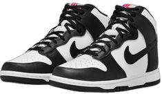 Nike Dunk High Panda, Panda Dunks, Dunk High, Nike Dunk High, Nike Dunk, Basketball, Black White, Nike, Sneakers