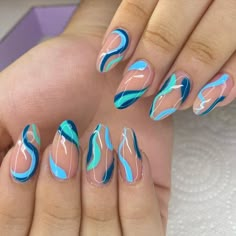 Turquoise Nail Art, Nail Art Designs Simple, California Flowers, Super Cute Nails, Hippie Nails, Cherry Nails, Acrylic Nail Ideas, Soft Nails, Cute Gel Nails