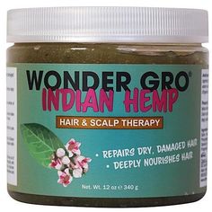 Wonder Gro Indian Hemp Hair And Scalp Therapy deeply nourishes damaged and dry hair prevents breakage and promoting growth of healthy hair. Hair Growth Tablets, Hair Grease, Heat Curls, Grow Long Healthy Hair, Stop Hair Breakage, Castor Oil For Hair Growth, Hair Repair Treatments, Natural Hair Diy, Hair Growth Secrets