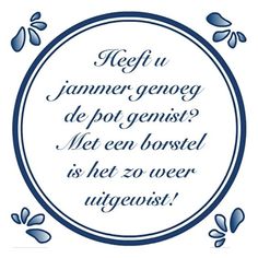 a blue and white frame with the words,'iff n jammer geney de