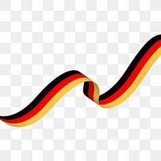 a red, yellow and black striped wave on a white background png clipart