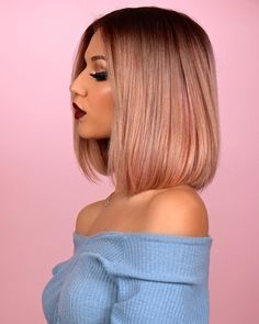 Volume Hairstyles, Short To Medium Hair, Hair Evolution, Shoulder Length Bob, Cool Blonde Hair, Diy Haircut, Amazing Makeup, Hair Color Pastel, Medium Short Hair