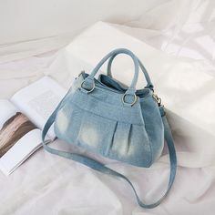 43255101325468 Detachable Jeans, Denim Crossbody Bag, Denim Crossbody, Jeans Bag, Tote Pattern, Bag Light, Women Handbag, Denim Bag, Casual Tote