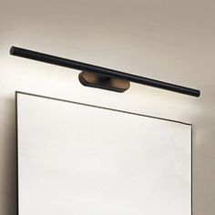 Modern Led Wall-Mounted Vanity Light In White/Black With Adjustable Width And Multiple Options Black Metal Vanity, Wall Mounted Lamp, Black Wall Lamps, Wall Mounted Lamps, Indoor Wall Lights, Fluorescent Tube, Wall Mounted Vanity, Luz Natural, Lamp Bulb