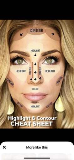 Makeup Tutorial For Older Women Over 50, Contour Makeup For Beginners Over 40, Conturing Makeup, Nail Options, Face Contouring Makeup, Contouring Makeup, Highlight And Contour, Kylie Makeup, Eyeshadow Ideas