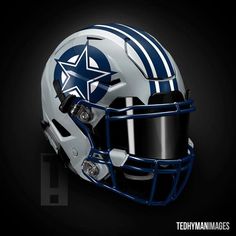 a football helmet is shown in this image