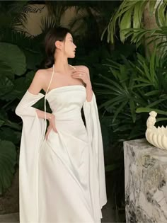 TAVIMART - Women Summer Elegant Satin Silky Off Shoulder Slim White Cocktail Dress Lady Party Maxi Dress vestidos de fiesta para bodas Long Satin Bridesmaid Dresses, White Elegant Dress Classy, Fancy Dresses Classy, Classy Maxi Dress, Long Sleeve Bridesmaid Dress, Elegant Bodycon Dress, Elegant White Dress, White Cocktail Dress, Cocktail Gowns