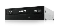 the back side of a black and white box with an asus logo on it