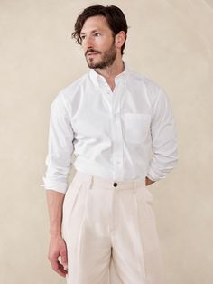 Designed for ease of wear and care, this sleek dress shirt employs a special cotton fabric with PUREPRESS™ cotton technology, a special process that smooths and protects the fabric, resulting in a wrinkle-resistant finish.  Standard fit.  Button-down collar.  Chest pocket.  Shirttail hem.  Standard fit.  Long sleeves.  Hip length.  Model: Size M, 6'2" (188cm). Sleek Dress, Men Stylish Dress, Pink Plaid, Button Down Collar, Blue Plaid, Hip Length, Shirt White, Dress Shirt, Chest Pocket