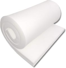 two rolls of white paper sitting on top of each other