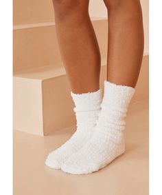 Knee high ribbed socks. Comes in Winter White and Black. Final Sale, No Return or Exchange. Imported 100% Polyester Machine wash cold Fuzzy Socks Aesthetic, Cold Images, Socks Aesthetic, Ribbed Socks, Fluffy Socks, Bozeman Montana, Comfy Lounge, Bella Dahl, On Clouds