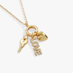 Gold Stacked Necklaces, Gold Charm Necklace, Adjustable Necklace, Love Symbols, Mix Match, Necklace Designs, Gift Necklace, Stones And Crystals, Mother Gifts