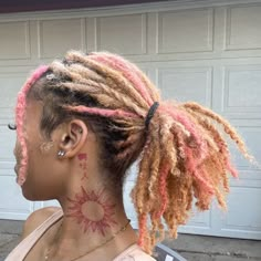 Black Locs, Blonde Locs, Dyed Locs, Dyed Dreads, Loc Ideas, Dread Styles, Locs Styles, Salton Sea, Short Locs Hairstyles