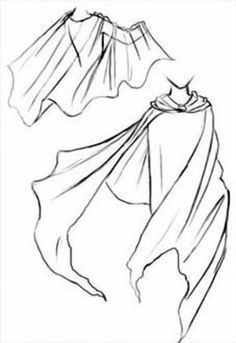 a drawing of a woman's dress